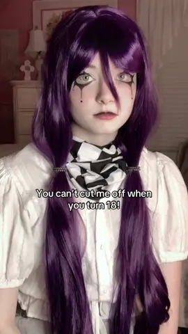 Literally me with *cough* one of my parents *cough* #kokichi #kokichiouma #kokichioumacosplay #danganronpa #danganronpav3 #cosplay #coffeeandkarmacos 