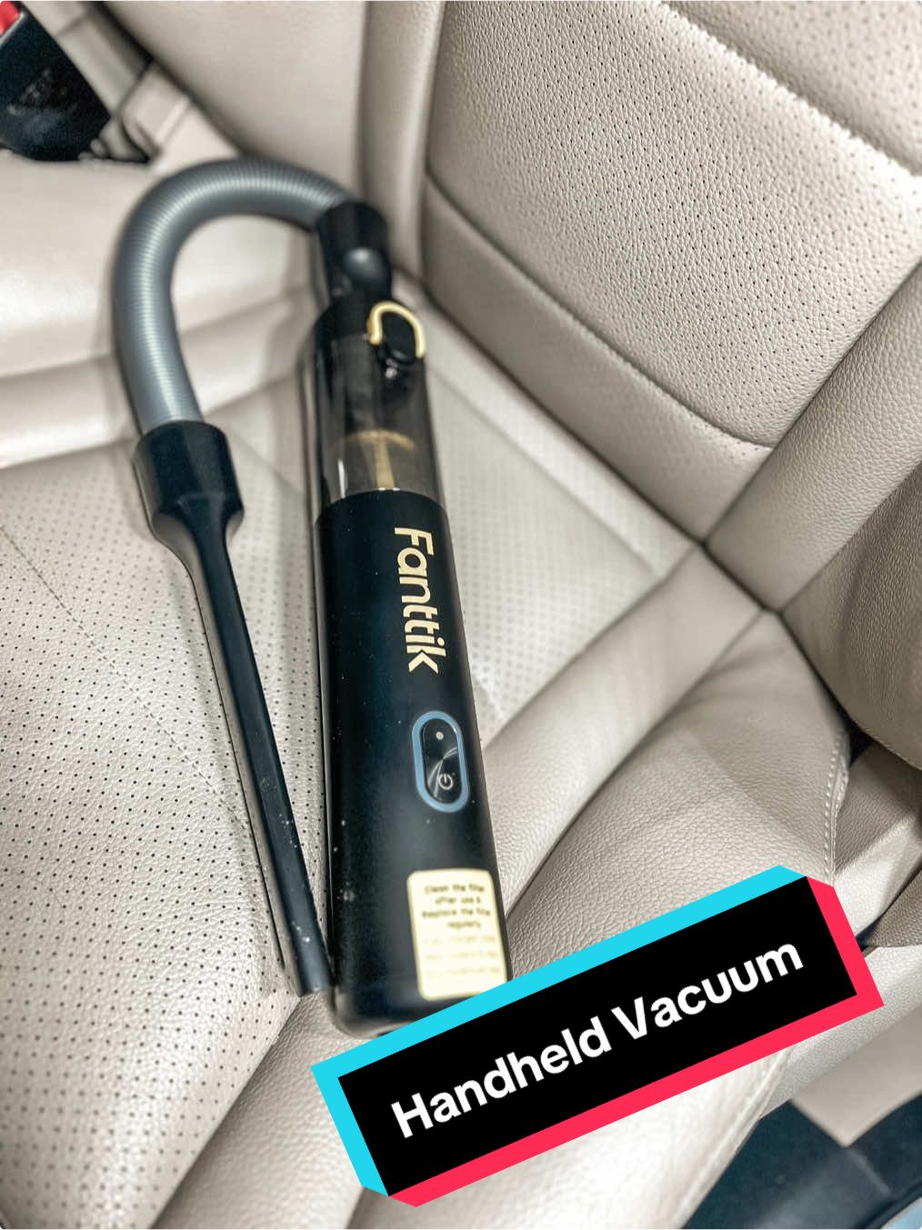 Save the time and the hassle of pulling out a shop vac to clean your car and this @Fanttik portable battery powered vacuum. #fanttik #vacuum #car #fanttiktools #giftidea #tiktokblackfriday #blackfriday #giftideas #tiktokshop #shop #gift #blackfridaysales #fallfinds 