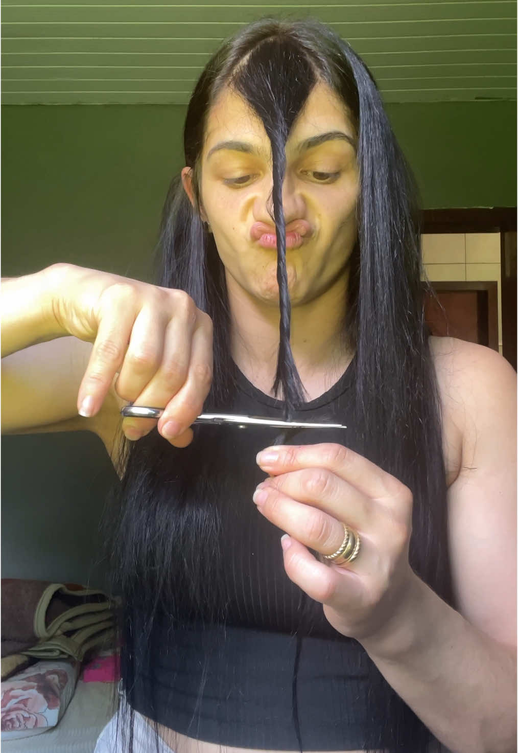 Como estragar o cabelo em 3 2 1….😂😂                                         #cabelo #f 