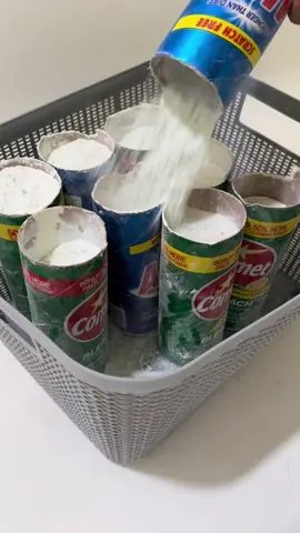 9 cans of comet and ajax 💚💙#comet #ajax #powderplay #cleaning #asmr 