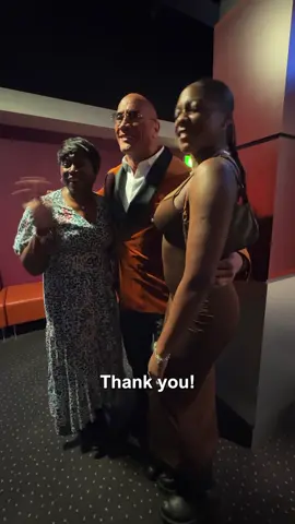 Eyana I’m coming in! Yes I will saunter right into the women’s bathroom to get whoever needs to get got 😂🙋🏽‍♂️ ENGLAND 🇬🇧 you continue to blow me away with your LOVE ❤️‍🔥💗 Absolutely my pleasure to meet you two beautiful ladies — warm and amazing energy. And mama - even though you were shaking, you STILL had the grace to ask me how my flight was! ✈️🤣🥰🙏🏾 Happy you enjoyed RED ONE!! #LondonLove #PressTour #redonemovie 