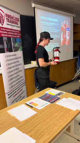🔥 Understanding Fire Classifications: Key to Effective Fire Extinguisher Training 🔥 We had an incredible training day with the SHSM secondary students in Shelburne, teaching them the importance of recognizing different fire classes to ensure the correct use of fire extinguishers. Here’s a quick overview: 	•	Class A: Fires involving ordinary combustibles like wood, paper, and cloth. 	•	Class B: Fires fueled by flammable liquids such as gasoline, oil, and paint. 	•	Class C: Fires involving electrical equipment, including appliances and wiring. 	•	Class D: Fires involving combustible metals like magnesium and titanium. 	•	Class K: Fires involving cooking oils and fats, common in kitchens. Knowing these classifications is essential for selecting the appropriate extinguisher and keeping everyone safe in an emergency. Great job, SHSM students—stay informed and stay safe! #FireSafety #FireExtinguisherTraining #SHSM #FirehouseTraining #Shelburne #StudentTraining #StaySafe #FireAwareness #FirePrevention #ClassAFires 