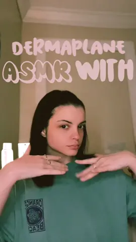 Dermaplane ASMR w me and @SKNBODY 🪒🩷✨ #dermaplane #dermaplaneasmr #asmr #asmr #skincareasmr im like so addicted to this hair identifying spray😭
