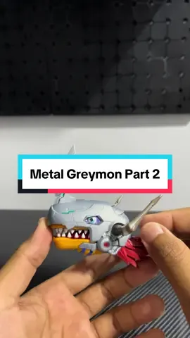 Kanak kanak terpilih sila hadir. Lets jom pasang Figure-rise Standard Amplified Metal Greymon (Vaccine). #digimon #bandai #bandainamco #anime #toys #hobby #gunplasantai 