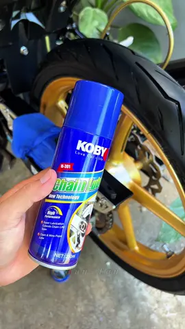 Original Koby Chain Maintenance Kit with brush and microfiber towel #koby #chainmaintenance #motorlover 