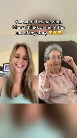 My own grandma 😭🤣🤣 #mema #ohshit #funny #trend #ellalangley 