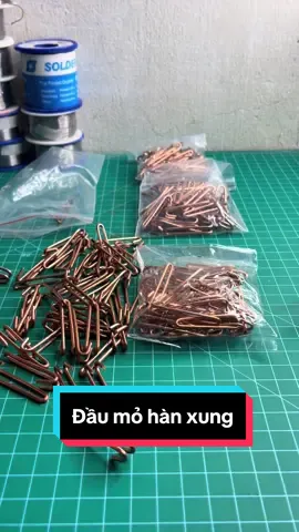 Đầu mỏ hàn xung bằng đồng dùng để thay thế các đầy mỏ hàn cũ 1 túi 50 chiếc #daumohan #daymuihanxung #daumo #xuhuong #xuhuongtiktok #shopthanhthao  