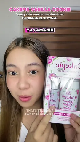 Sharing my fave fem wash set ✨ Sure ako magugustuhan nyo to 😍 Vanilla Cookie everyone! UNAHIN NYO! Galing kasi ni Ma'am Pauline 🥰 Ang sarap amuyin tuloy! #vanillacookie #cakepie #femininewash #bodyspray 