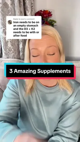Replying to @juss 3 amazing supplements #iron #energy #vitamind #vitamind3k2 #magnesium #nutritiontips #trending #tiktokmademebuyit 
