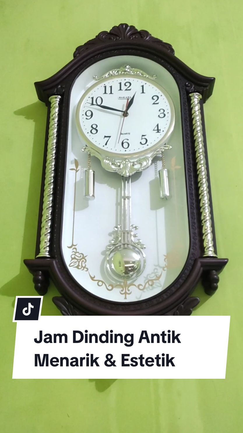 Ruangan menjadi makin antik, menarik dan estetik dengan Jam Dinding Sakana 321, Belinya disini dengan harga yang terjangkau, Skuy!!!  #jamdinding  #jamdindingbandul  #promoguncang1111  #jamdindingsakana321 