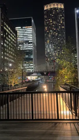London beautiful DLR at night ❤️🇬🇧
