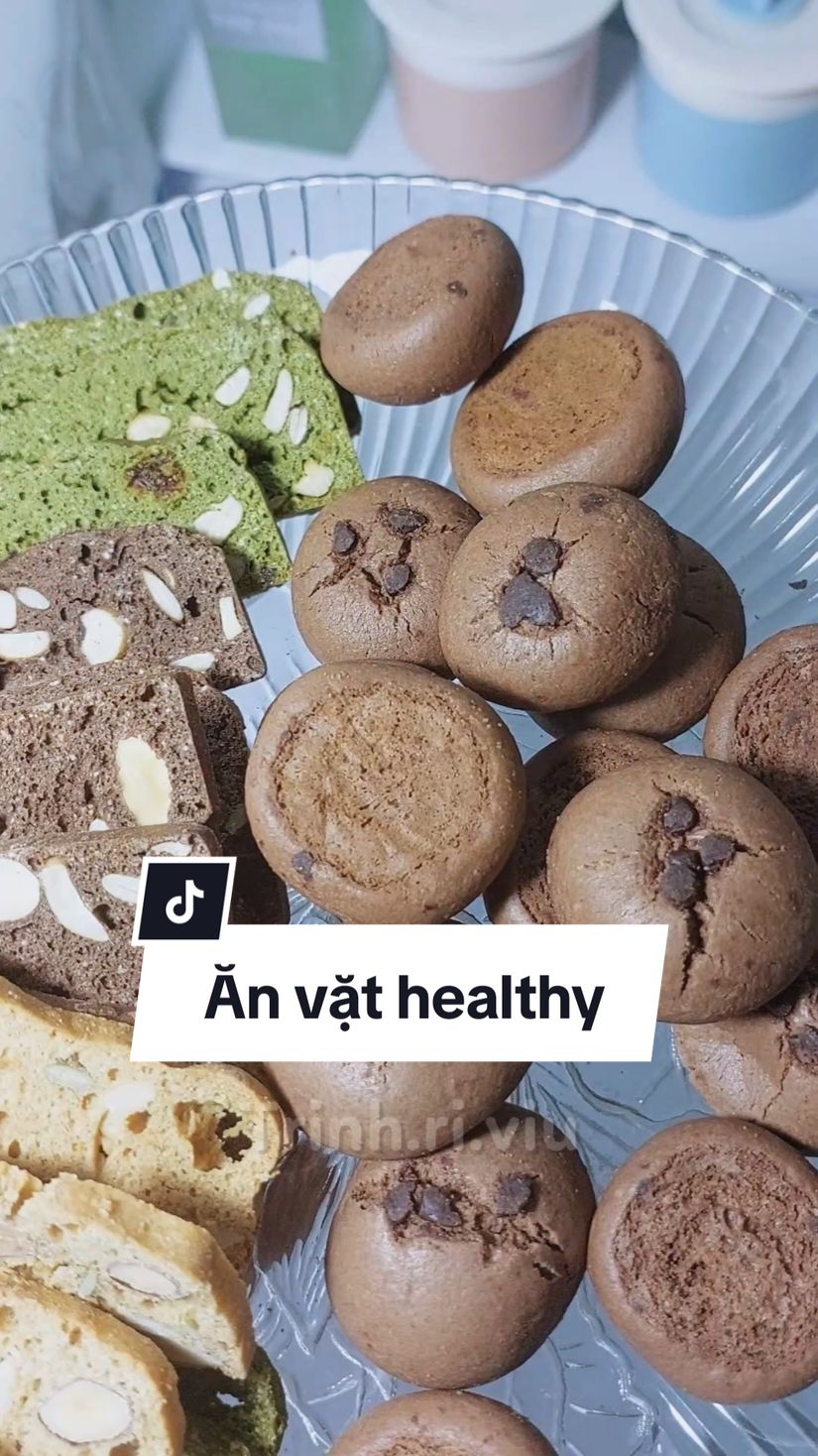 Ăn vặt nhưng lại healthy! #trinhriviu #hebekery #cookies #biscostisocola #anvathealthy 