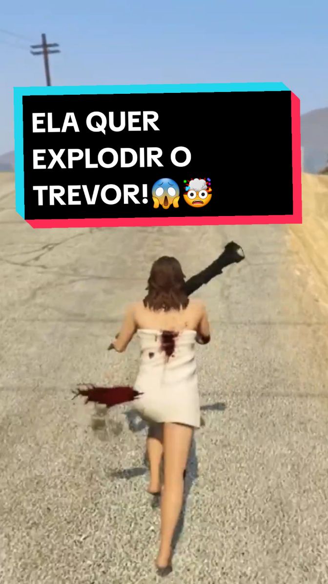 Será que Amanda vai conseguir explodir o Trevor em GTA 5? 😱 #gta5 #gtav #gtafunnymoments #rockstarbrasil #rockstargames #games #gta @Rockstar Brasil 