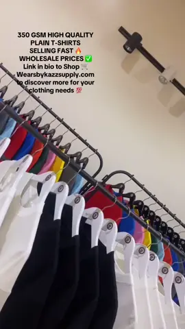 350 GSM HIGH QUALITY PLAIN T-SHIRTS  SELLING FAST 🔥 WHOLESALE PRICES ✅ Link in bio to Shop 🛒 www.Wearsbykazzsupply.com to discover more for your clothing needs 💯 #plainshirt #clothingmanufacturer #clothingmanufacturerinnigeria #blankshirt #printer #wearsbykazz #blankshirt #wholesale #wholesalers #wholesalemarket 