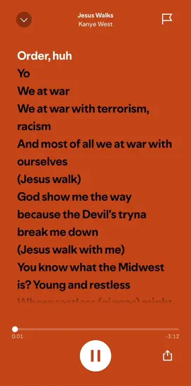 Kanye West- jesus Walks #kanyewest #fyp 