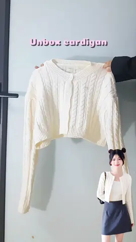 cardigan croptop xinh🎀 #xuhuong #cardigan #outfit #viral #phoidoxinh #thoitrang #fpy #xhtiktok #xh 