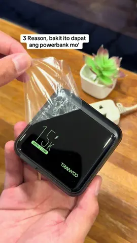 Mini Powerbank with built in Plug 15000 mAh #powerbank #minipowerbank #Tranyoo 