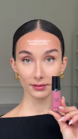 how blush placement changes your face 💕 which one is your favourite? Products: @Armani beauty luminous silk cheek tint (shade 62) #makeup #makeuptutorial #blush #blushhack #makeuphacks  