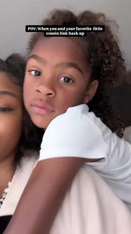 Pov: linking up with your little cousin (P.S. she wanted to do a Tik Tok so bad😂 Say hey to my little cousin💗) #trendingsounds #funnymemes 