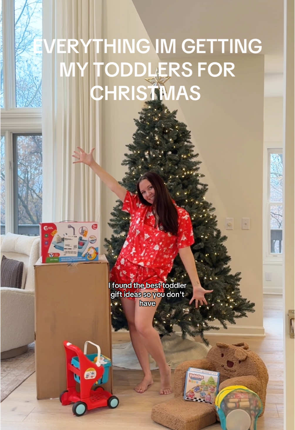 You can find all these ideas saved on my amzn under the “christmas gifts” section! 💗 #momlife #toddlersoftiktok #toddlergiftideas #toddlermom 