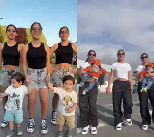 #dúo con @Trillizas Flores 👑 Con nuestros hermosos sobrinos // IG: trillizas.flores / Cuenta secundaria @Trillizas Flores 👑 #trillizasflores #enhypen #sisters #ParaTi #triplets #trending #dance 