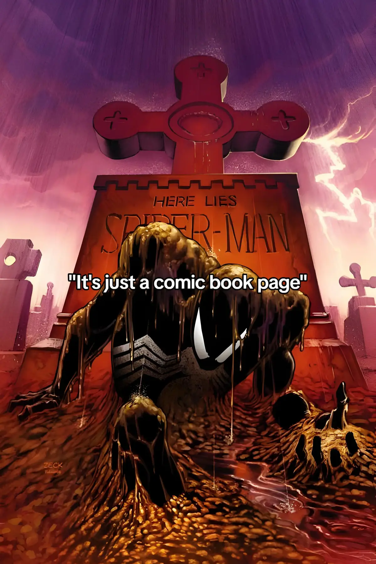 Peak fiction🕸️🕷️ #spiderman #peterparker #amazingspiderman #spidermankravenslasthunt #kraven #kraventhehunter #kravenslasthunt #marvel #marvelcomics #marvelcomic #comicbook #panel #short #issue #aura #foru #fyp 