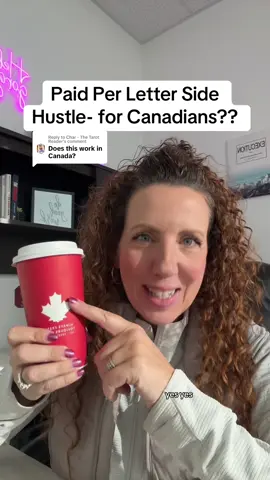 Replying to @Char - The Tarot Reader yes Canadians can do the Paid Per Letter Sude Hustle!!   It is actually advantageous for us as well. We get paid in USD and winnings are T A X F R E E! It’s a beautiful thing!!  #canadiangirl #canadiansidehustle #paidperletter #letterwriting 