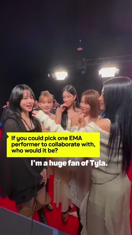 My ears are just *waiting* to be blessed by a @LE SSERAFIM + @Tyla + @Raye  collab 🫶 #MTVEMAs 