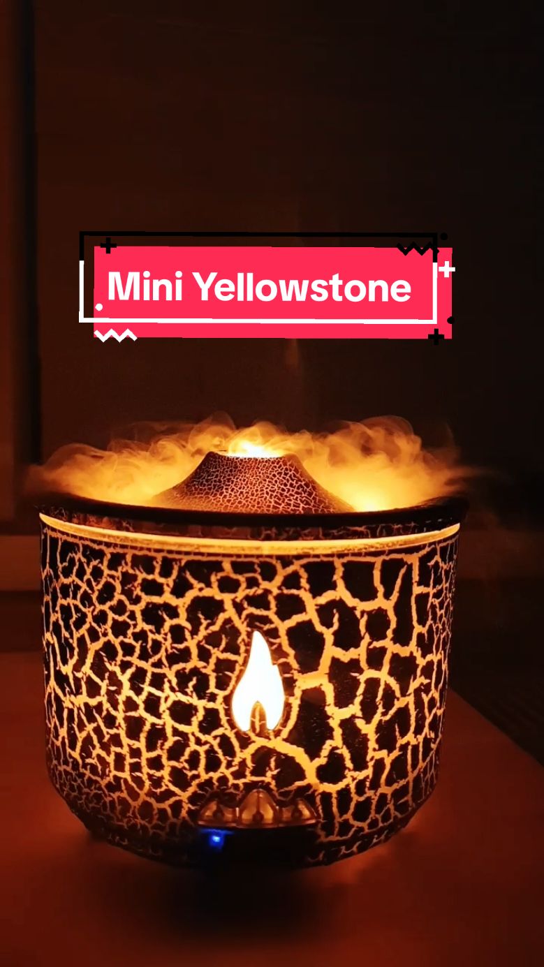 Perfect volcano diffuser.. #volcano #volcanodiffuser #volcanohumidifier #diffuser #humidifier #cutehumidifier #ttshop #TikTokShop #tiktokmademebuyit 