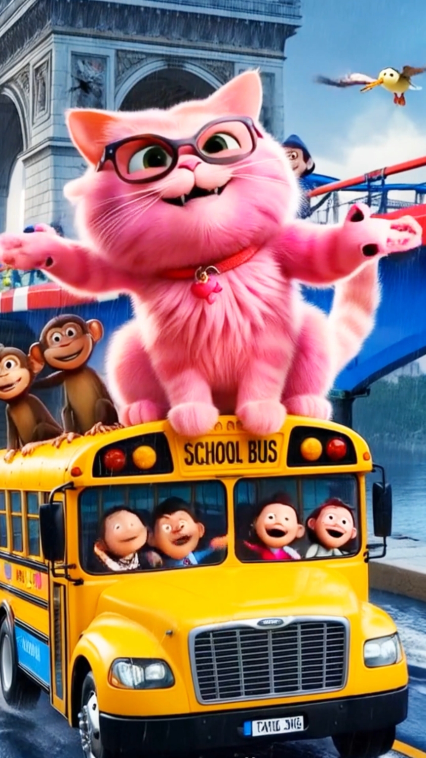 Funny Cat singing reached at #UK 😂 Meow meow meow meow meow meow meow on School Bus kids #meow miau miau miau gatito, meeeeow meeeeow meeeeow #meowmeowmeowmeowmeowmeowmeowmeowmeowmeow #kidssongs #kidsbelike #nurseryrhyme #animatedstories #catsoftiktok #catsongs #cartoon #forkids #kids #kittycat #meowdance #meowing #yalulu  #AnimatedCat  animated dancing cat, AI cat animation, dancing cat video, cute cat dance, funny cat animation, AI animated cat dance, virtual pet dance, 3D cat animation, cat dance challenge, kids animation short.  #DancingCat , #CatAnimation , #AICat , #FunnyCat , #CuteCat , #VirtualPet , #3DAnimation , #CatDance , #AnimationShort , #KidsEntertainment , #CatLovers , #petdance #aicats 