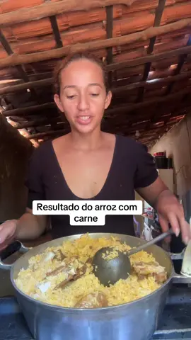 Resultado do arroz com carne #registrodevida 