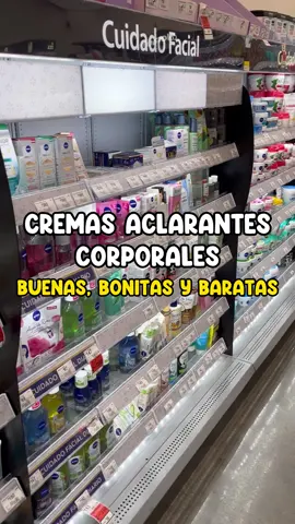 Cremas aclarantes corporales buenas, bonitas y baratas ❤️👑 #aclararlapiel #aclarantedepiel #aclara #pielbonita #pielsana #pielsanaybonita #melasma #mancha #manchas #manchasenlapiel #pielseca #cuidatupiel #cuidadodelapiel #skincare #skincareroutine #fyp 