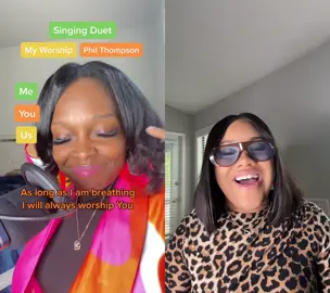 #duet with @Queen Dynamite on Alter Ego #singingduet i love this worship song 😭🔥 #fyp #trending #sing #worship #worshiptiktok #christiantiktok #churchtiktok 