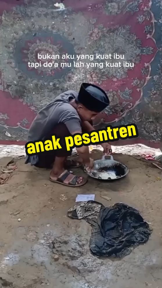 anak pesantren yang belum dijenguk orang tuanya#story 