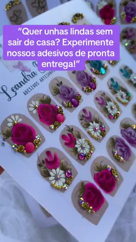 “Quer unhas lindas sem sair de casa? Experimente nossos adesivos de pronta entrega!” . #adesivosartesanais #simonemendes #by #domqdeusmedeu #nail #adesivosdeunha #manicure 