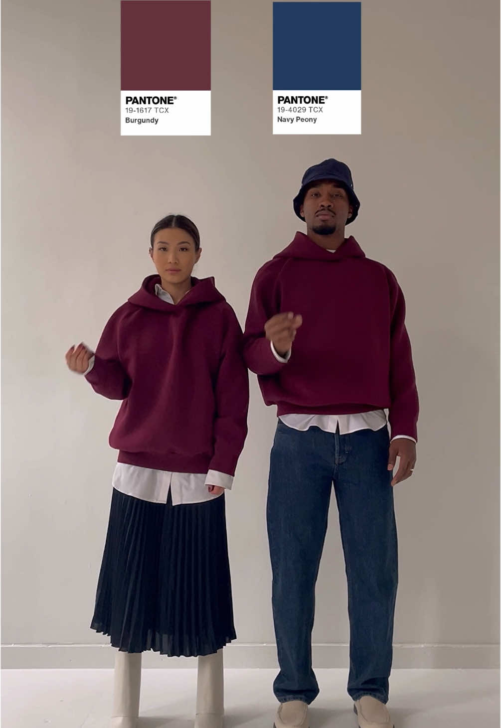 Fine as 🍷 IB: @[MERWAN] #styling #burgundy #fallfashion #hoodie #matching #couples #giftsforhim #matchinghoodies 