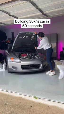 Im back at home in my garage!! OK who’s ready for christmas series?? #suki #halloween #cars #transformation #auto #Tech #DIY #project #style #project #fashion 
