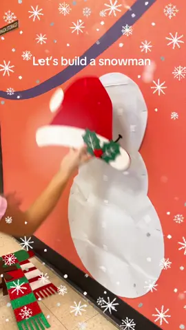 This is how we build a snowman in Texas. You can build one too wherever you are. #christmas #felt #snowman #tiktokshop #kidsoftiktok #gifts #christmasgames #games 
