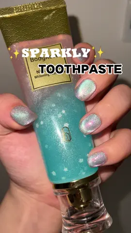 This is the prettiest, most sparkling toothpaste I’ve ever seen!✨🦷🎀#BodyAccel #glitter #teethcare #toothpaste #viralproducts