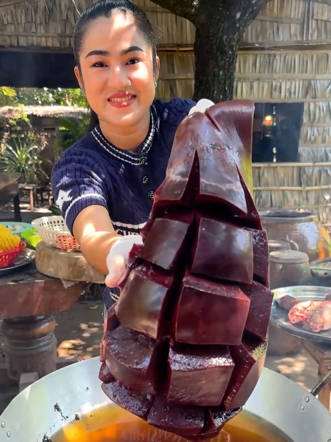 Yummy beef liver cooking with Sreypov