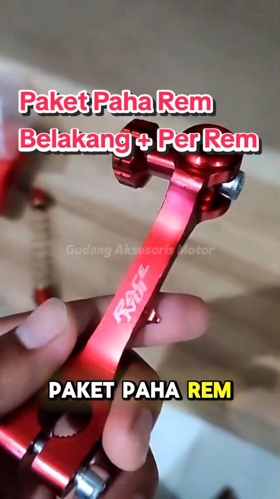 Paket Paha Rem Belakang + Per Rem Variasi Warna Universal Semua Motor