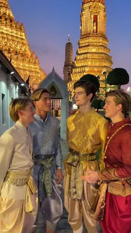 The boys are in Thailand 👑@Ralph Leng (Blue) 💙 @Oliver.brynnum @Ruslan 🧡 