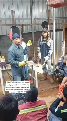 Monggo yang minat training silahkan hubungi no mor watsap 085200946409 @rmn1791 @wongpusaT #xyzbca #fyp #senimanapi #welding #gtaw #smaw 