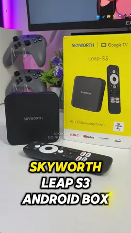 Upgrade your Old Tv into Latest and Smart TV with this Skyworth Leap S3 Android Box powered by GOOGLE TV #erocmallph #skyworthgoogletvbox #leaps3 #skyworthtvbox #skyworthleaps3 #skyworth