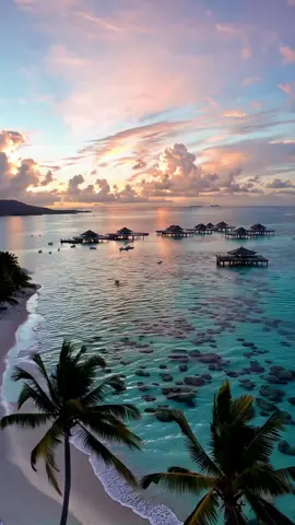 Sunset in Maldives #sunset #beach #twilight #nature #maldives #cinematic #bestview #FYP #Foryou #Foryoupage 