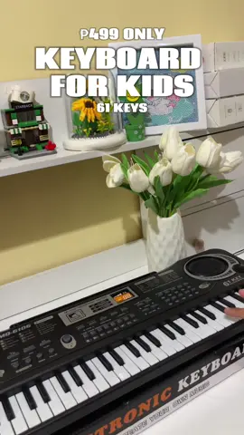 61 Keys digital piano para sa mga anak nyo #pianoforkids #61keyboard #pianotoyforkids #pianotoy #fyp 