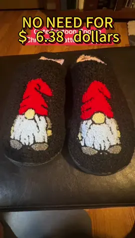 Cute Cartoon Gnome Christmas Pattern Slippers, Casual Soft Comfortable Home Slippers for Women, Fluffy All Seasons House Shoes for Indoor & Outdoor