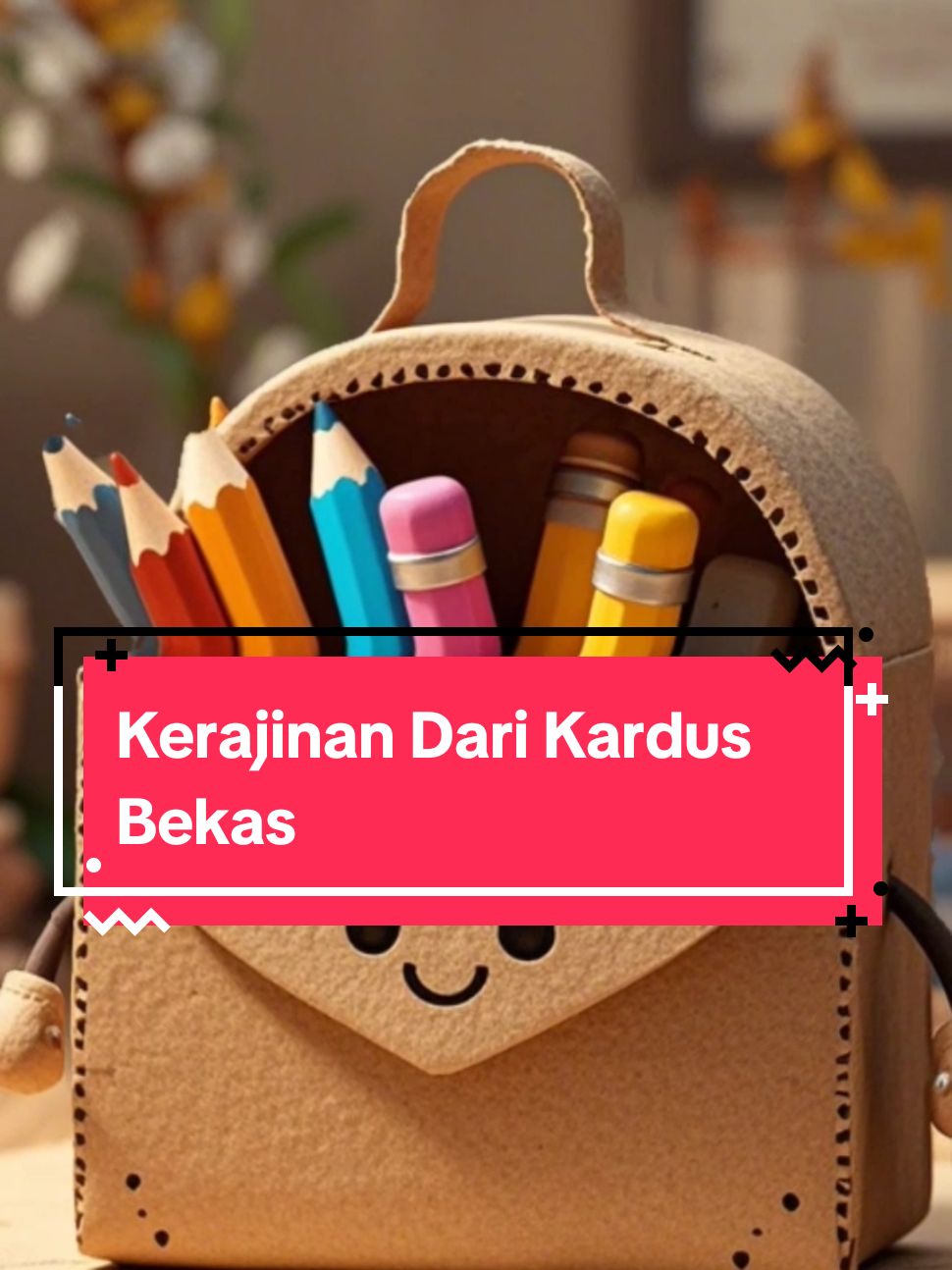 Kerajinan Seru Dari Kardus Bekas #edukasi #animasi #ceritaanak #tiktokanak #storytime #imajinasi 