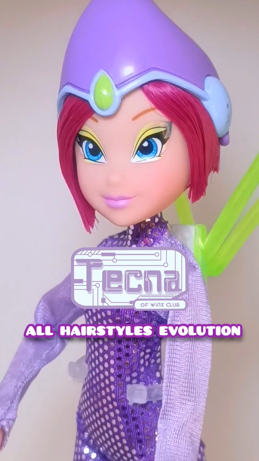 Réponse à @dollcustom_rox À chaque Transformations son évolution capillaire... Tecna n'échappe pas à la règle ✨💜 #winx #winxclub #winxdoll #poupéewinx #bambolawinx #20yearsofwinx #winxreboot #winxtecna 