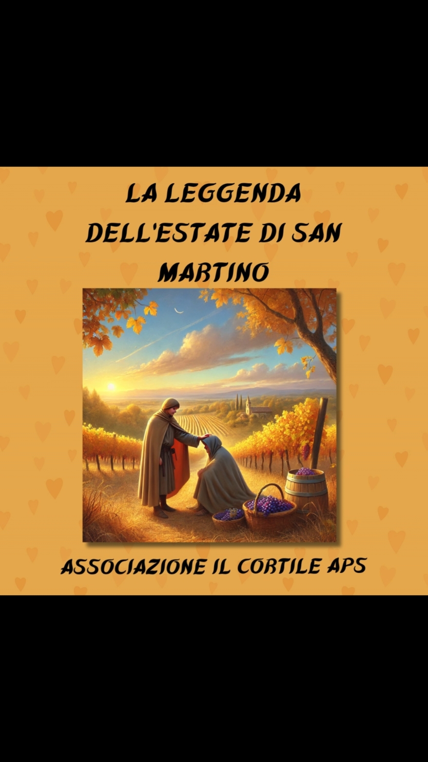 L'11 novembre, giorno di San Martino, ci ricorda un'antica storia di generosità e bontà.  Si narra che, durante una fredda giornata autunnale, il soldato Martino di Tours incontrò un povero tremante dal freddo. Mosso a compassione, Martino tagliò il suo mantello con la spada e ne offrì metà al mendicante, coprendolo e scaldandolo. Poco dopo, il cielo si aprì e il clima divenne mite: era l'“estate di San Martino”, un periodo di sole e tepore che ancora oggi, simbolicamente, celebra il calore di un gesto di solidarietà.  In un tempo in cui spesso andiamo di fretta, questa leggenda ci invita a fermarci un attimo e pensare agli altri, perché un piccolo gesto di gentilezza può riscaldare il cuore anche nel giorno più freddo. In questa giornata speciale, festeggiamo la trasformazione, il calore umano e il frutto della terra. Se ti è piaciuto il post, lascia un ❤️ e seguici per altri contenuti interessanti! #estatedisanmartino #sanmartino #leggendadisanmartino #tradizioneitaliana #autunno #culturaitaliana #storiadigenerosità #autunnoitaliano #caloreautunnale #giornodisanmartino #voliamoneiperte  #fyp #associazioneilcortileaps 